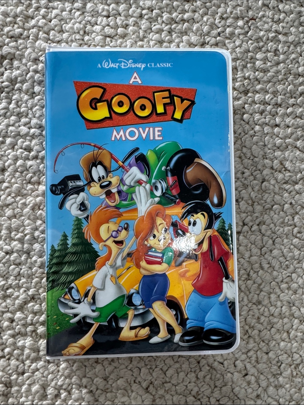 Disney A Goofy Movie Bright Blue Cover Art Notebook
